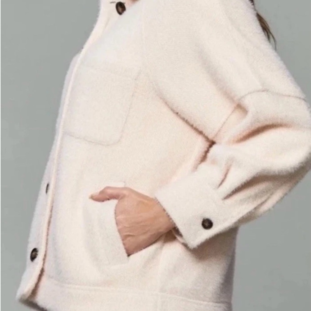 Anthropologie GREYLIN Jacket Shacket‎ Oversized Button Down Jacket Pockets Small - Picture 12 of 15